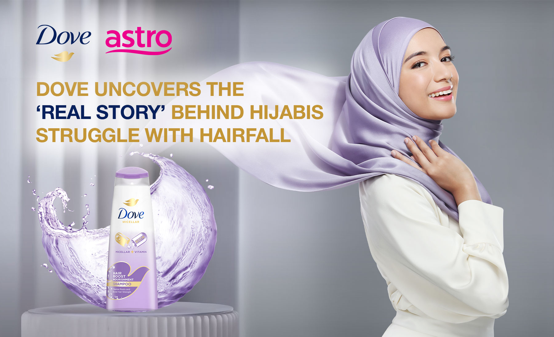 Dove Uncovers the ‘Real Story’ Behind Hijabis Struggle with Hairfall