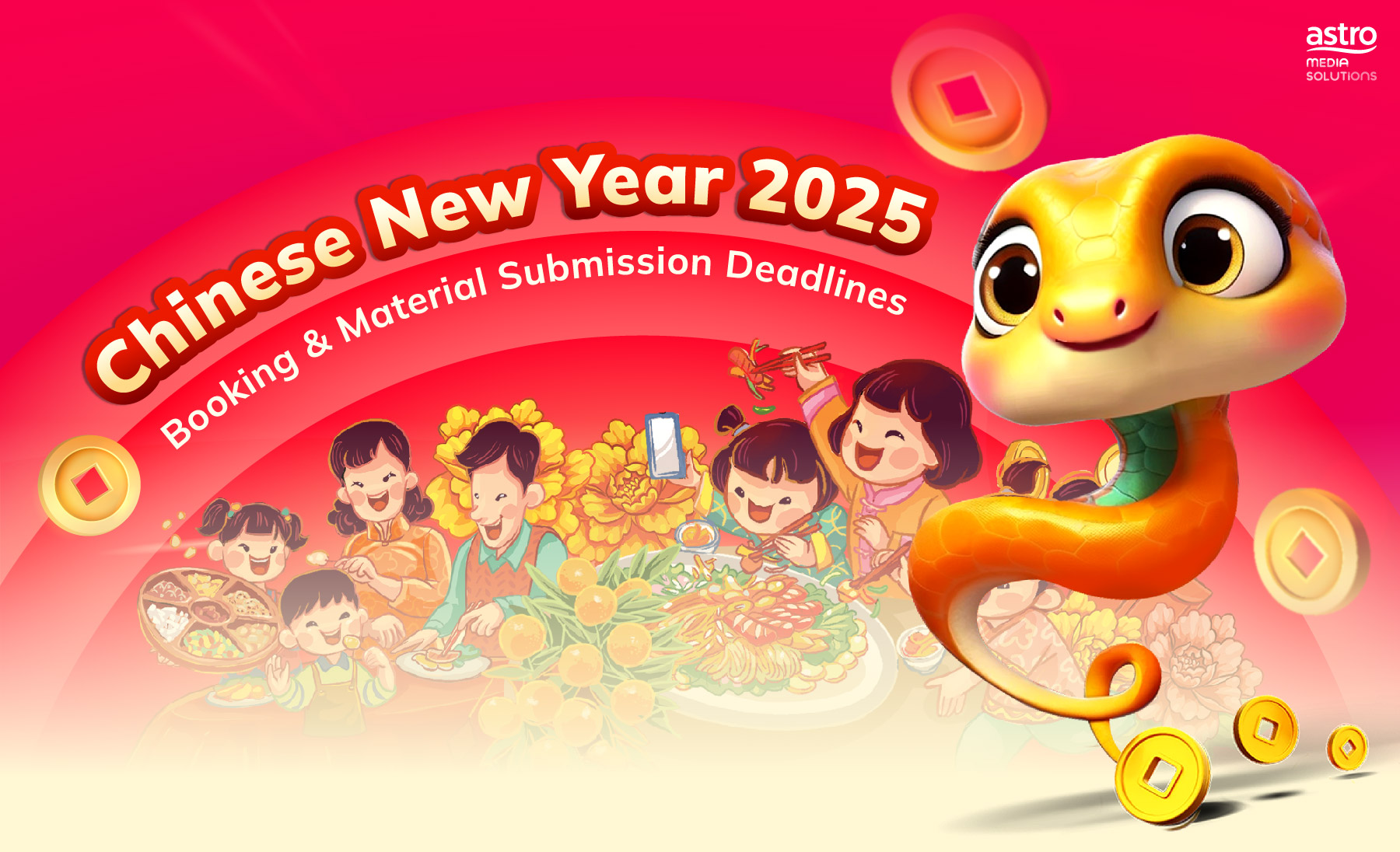 Important Notice: CNY 2025 Premium Rates, Booking and Material Submission Deadlines